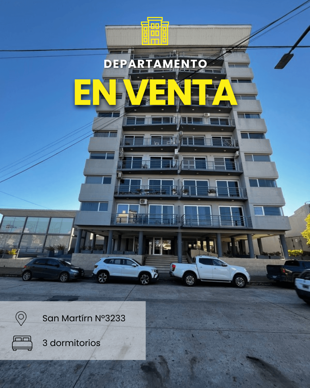 Excelente departamento de 3 dormitorios en Altos del Libertador