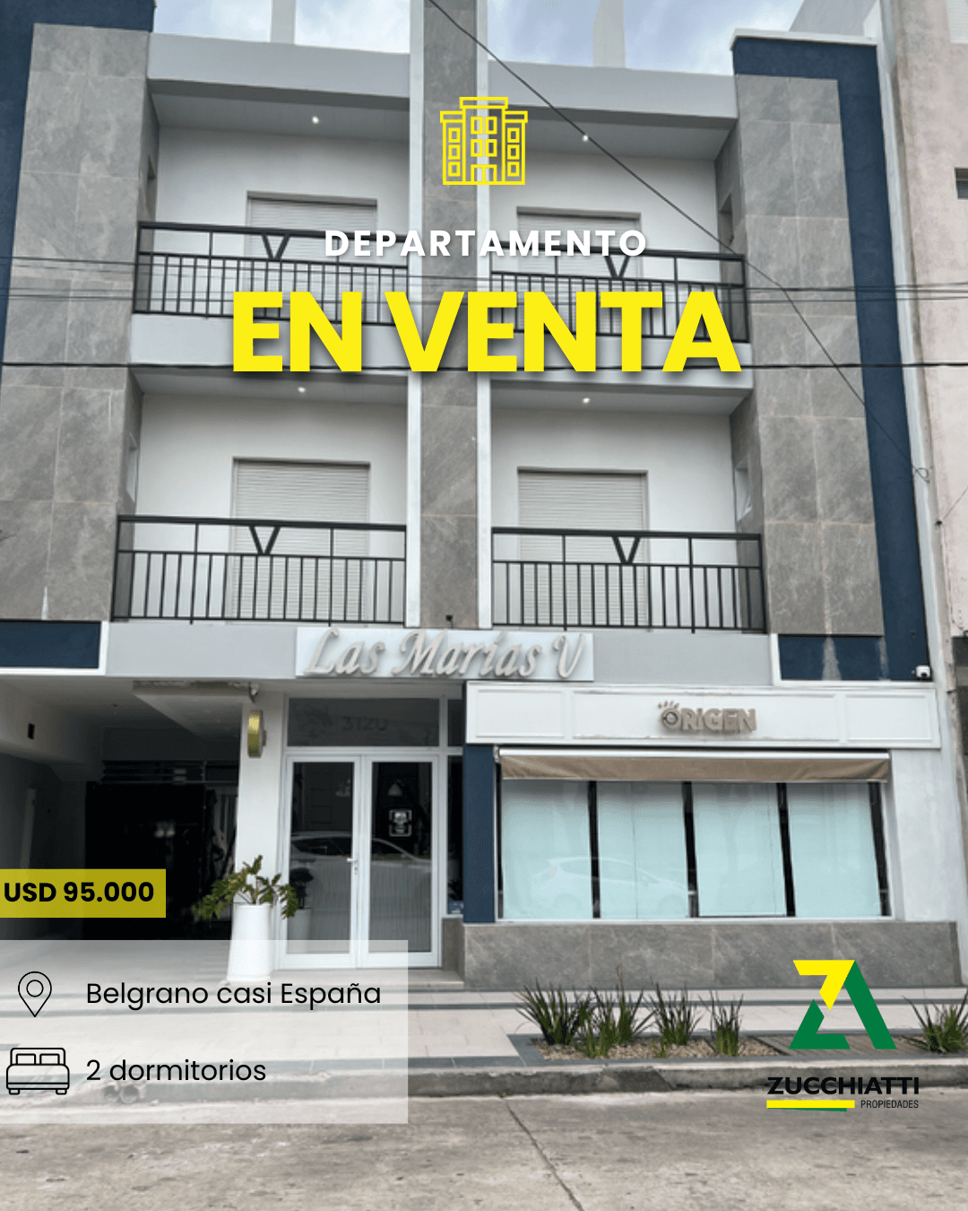 Venta departamento microcentro dos dormitorios