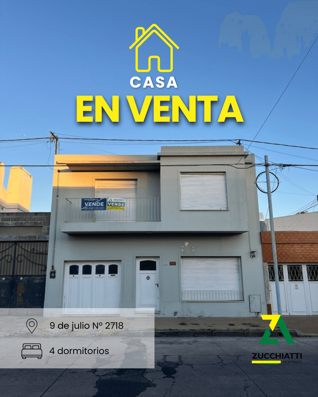 Venta casa microcentro 4 dormitorios