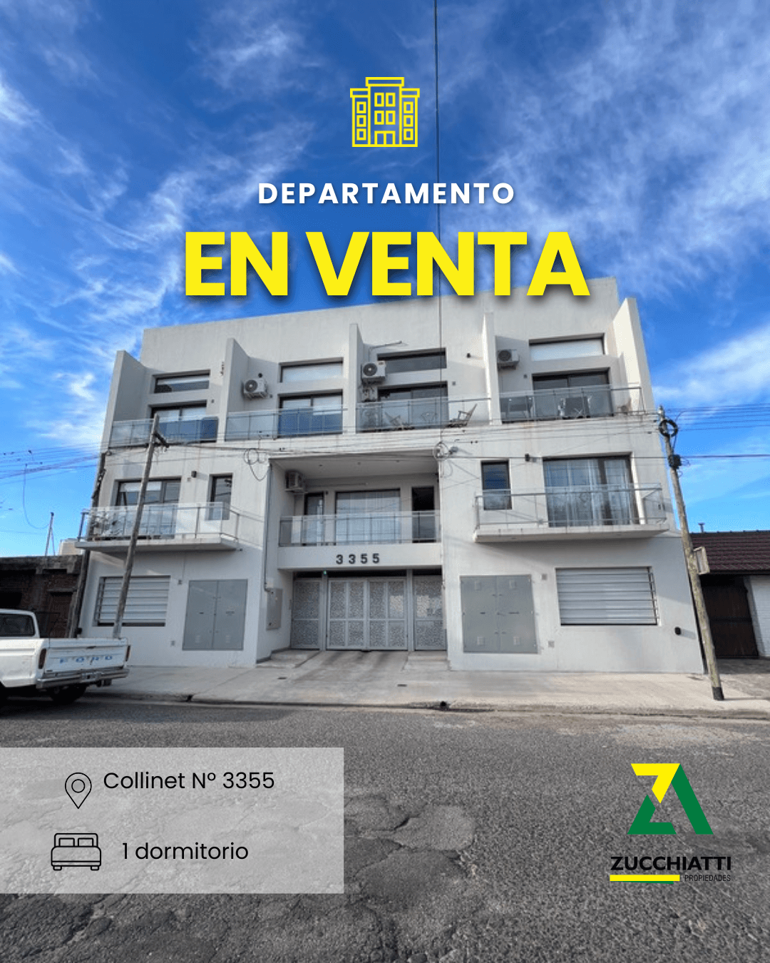 Venta departamento San Vicente 1 dormitorio