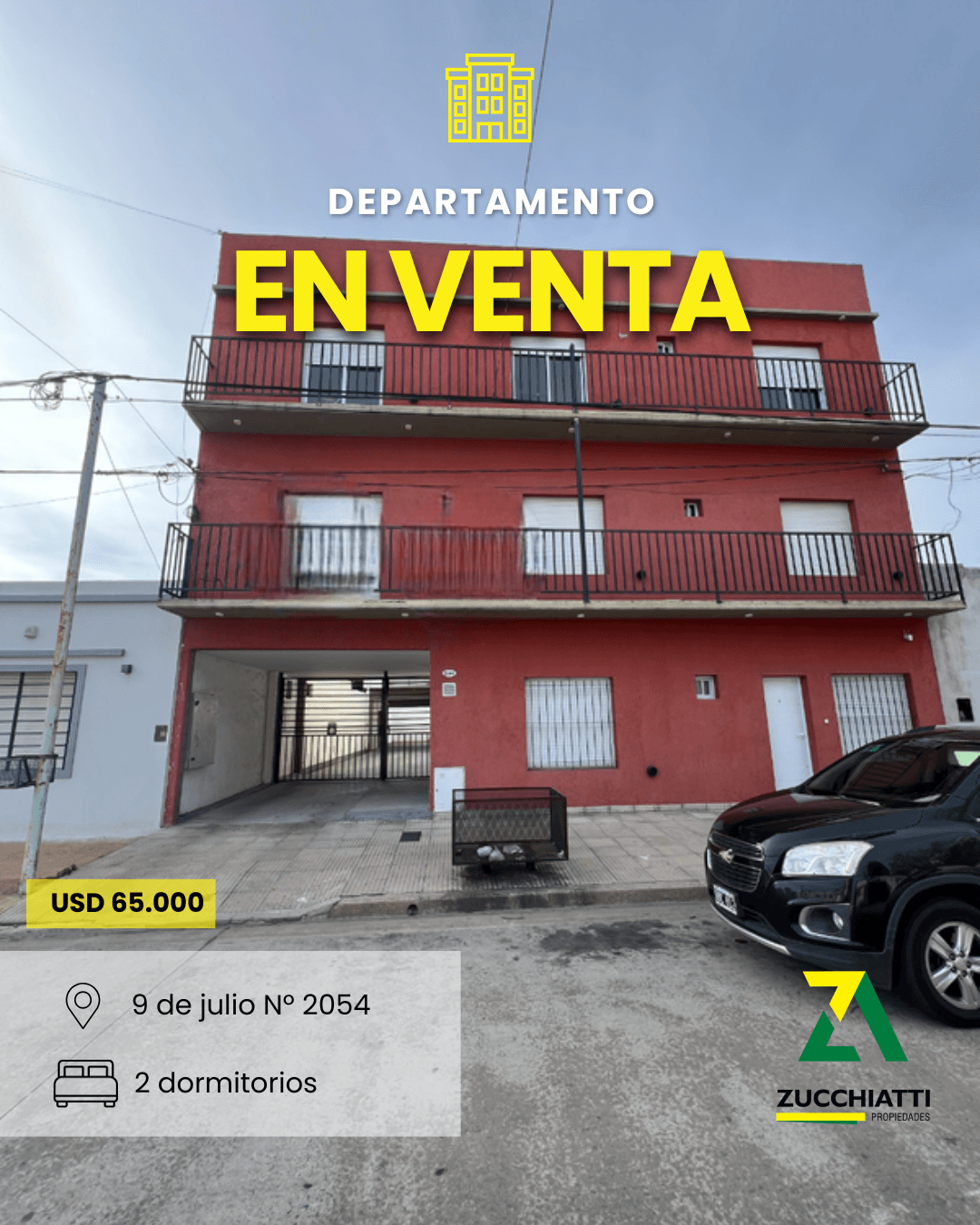 Venta depto dos dormitorios San Vicente