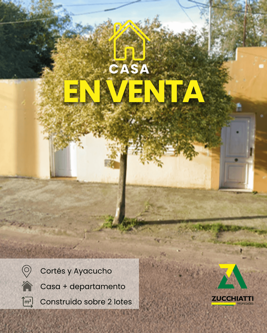 Venta casa más departamento