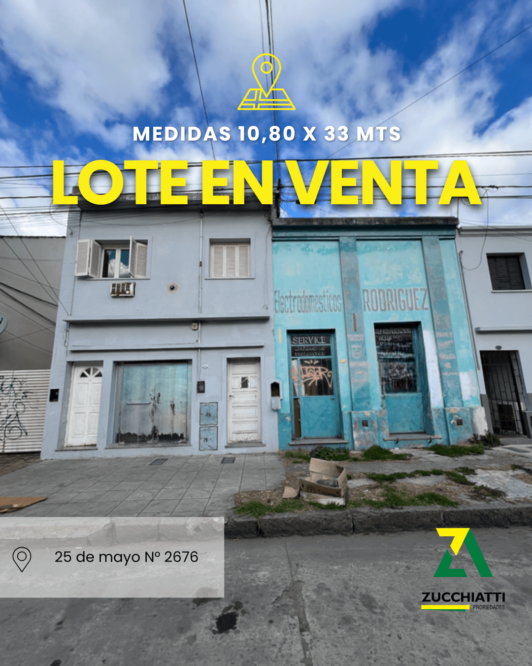 Venta lote céntrico ideal inversión