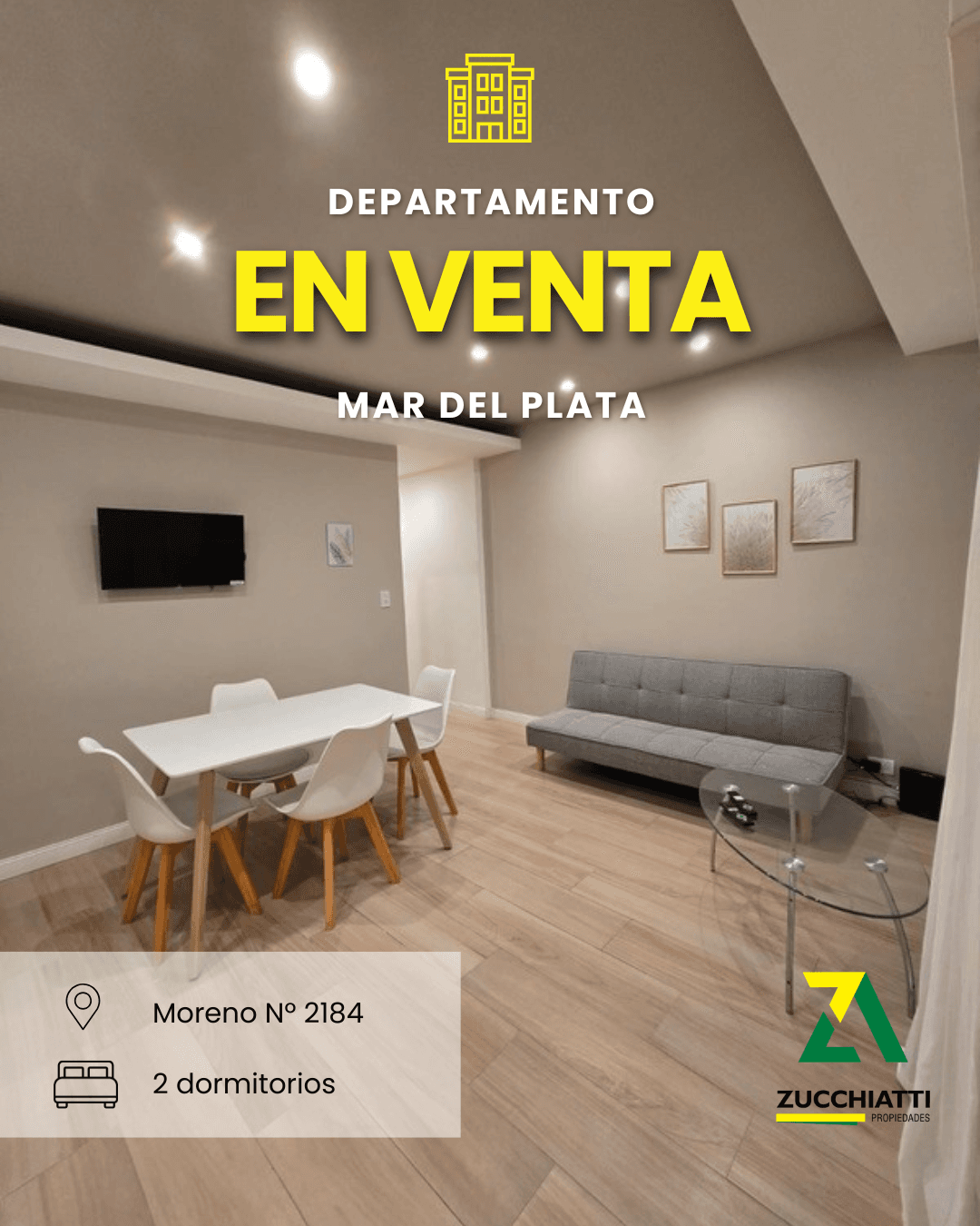 Excelente departamento a la venta en Mar del Plata