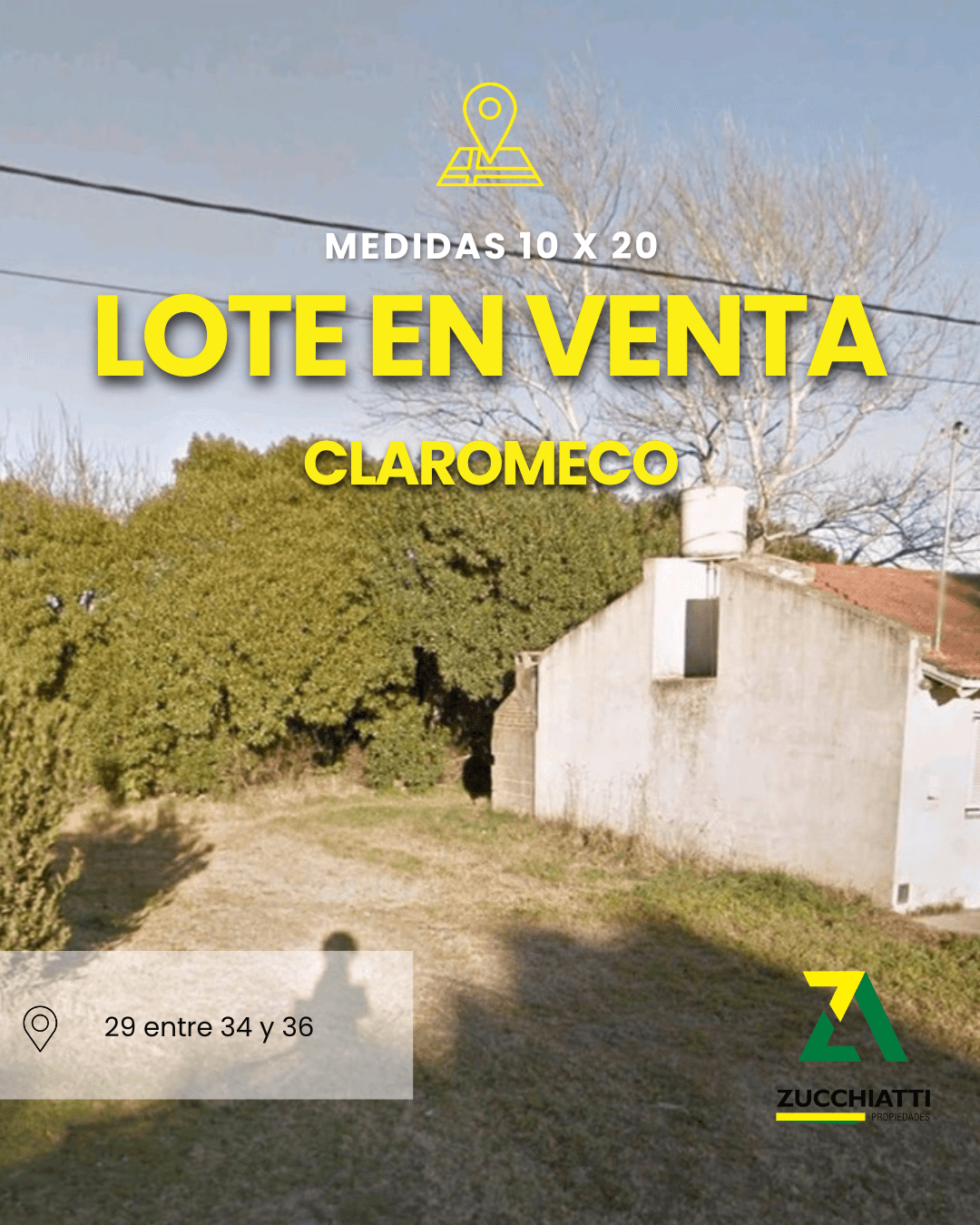 Venta lote en Claromecó