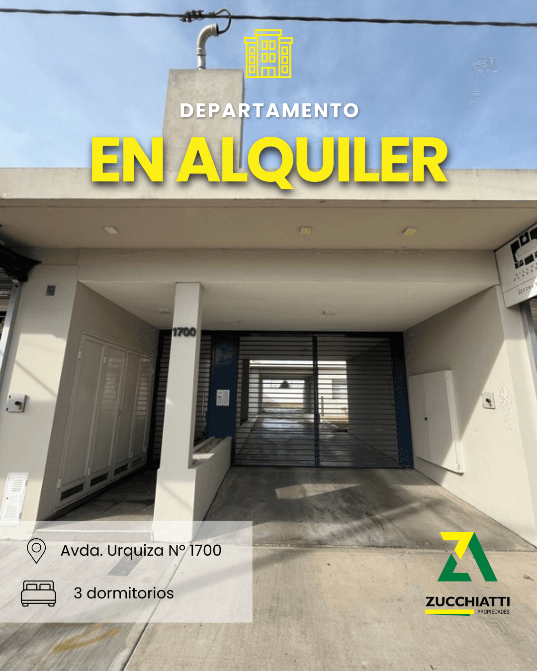 Alquiler depto planta baja tres dormitorios